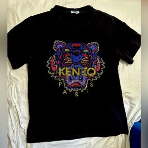Authentic KENZO Lucky Tiger Rhinestone T-Shirt SIZE MEDIUM